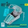 RESKIT RSU32-0188 A-7E Corsair II early cockpit (Basic edition with 3D decals) for Trumpeter kit (3D Printed) (1/32)